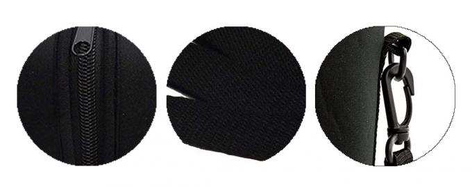 Schwarzes Druckreißverschluss-Neopren kann Sleeve waschbare Schalen-Kühltasche