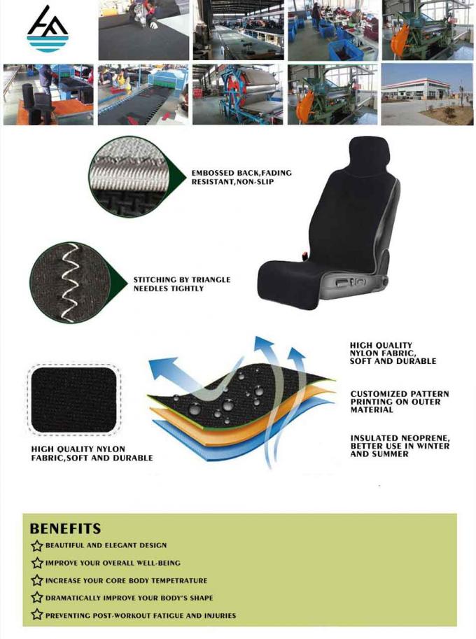 Wasserdichter Isolierneopren-Sitzbezug-Seat-Schutz-Sublimationsdruck