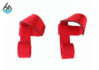 Rote Gewichtheben-Handgelenk-Verpackung mit Daumen-Schleife, Handgelenk-Unterstützung gurtet Bodybuilding