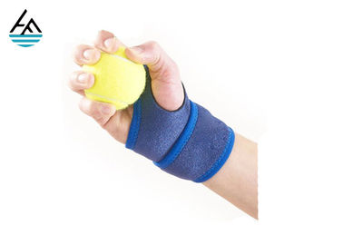 China Bule-Gewichtheben-Handgelenk-Verpackungs-Handgelenk-Verband mit der Hand greift Auflagen usine