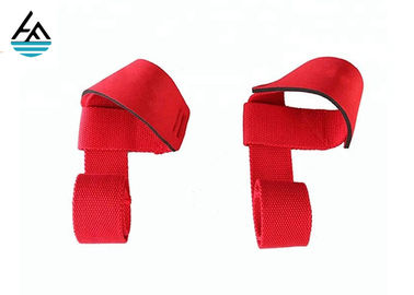 China Rote Gewichtheben-Handgelenk-Verpackung mit Daumen-Schleife, Handgelenk-Unterstützung gurtet Bodybuilding usine